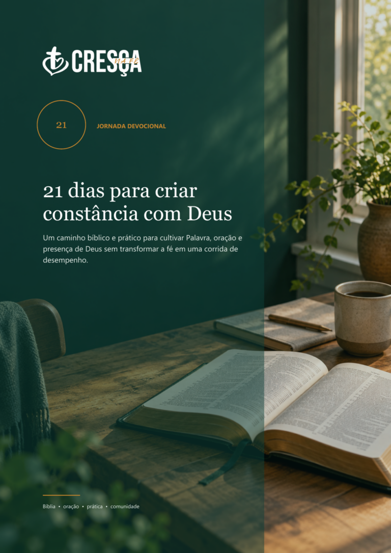 Capa do guia 21 dias para criar constância com Deus