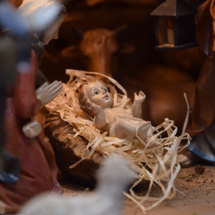 baby jesus, creche, christmas